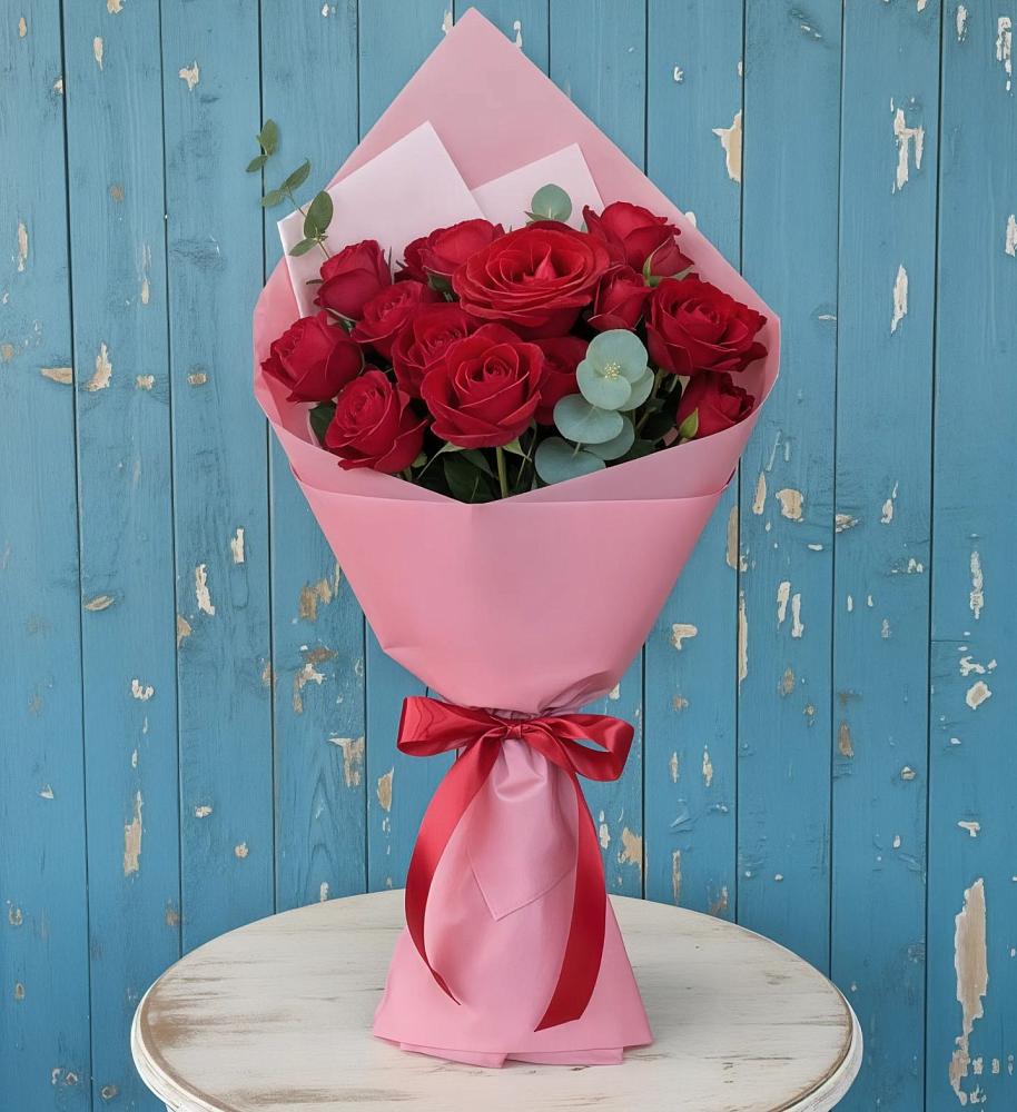 Букет цветов из: Розы в Николаевске-на-Амуре