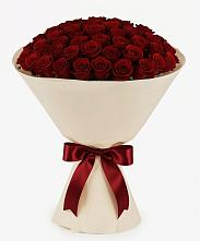 Букет 101 Бордовая роза Блэк Бакарра в Николаевске-на-Амуре