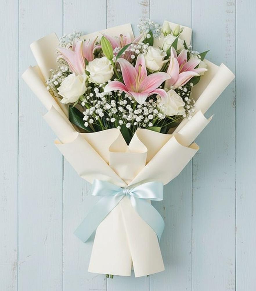 Букет цветов из: Лилии в Николаевске-на-Амуре