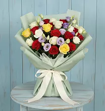 Букет цветов из:  Розы в Николаевске-на-Амуре
