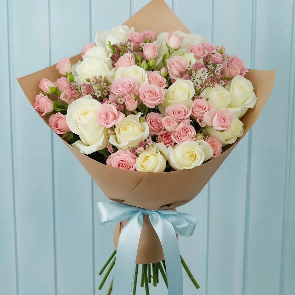 Букет цветов из: Розы в Николаевске-на-Амуре