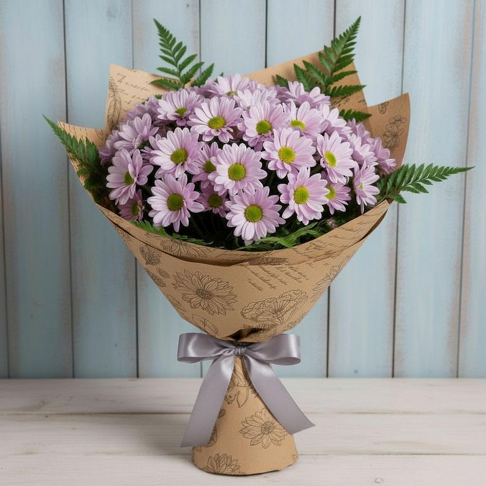 Букет цветов из: Хризантемы в Николаевске-на-Амуре