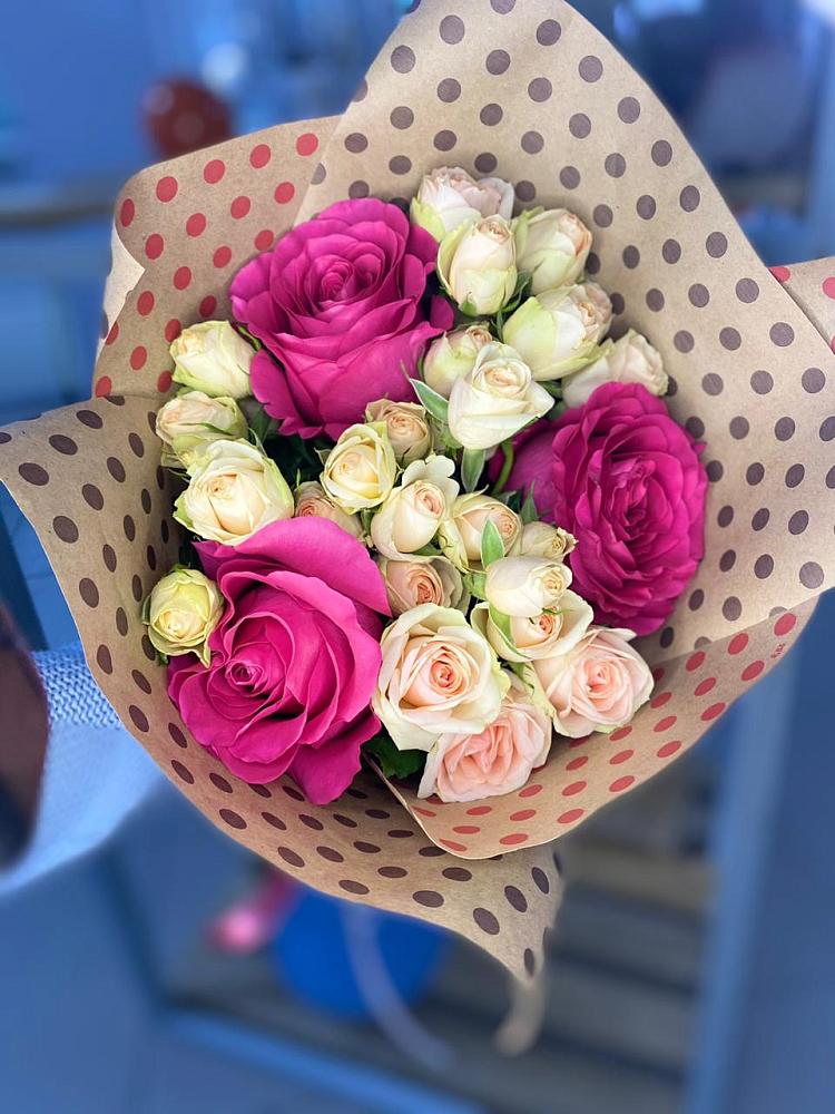 Букет цветов из: Розы в Николаевске-на-Амуре