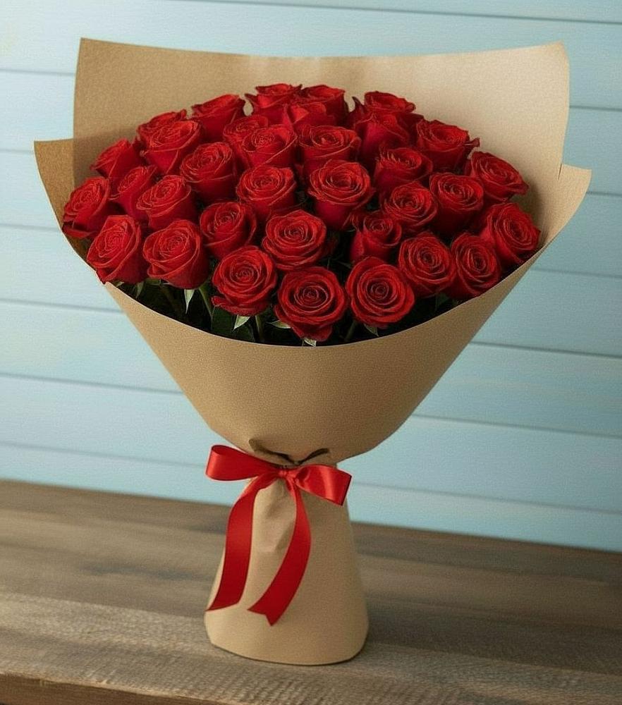 Букет Красные розы Милано в Николаевске-на-Амуре