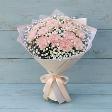 Букет цветов из:  Гвоздики в Николаевске-на-Амуре