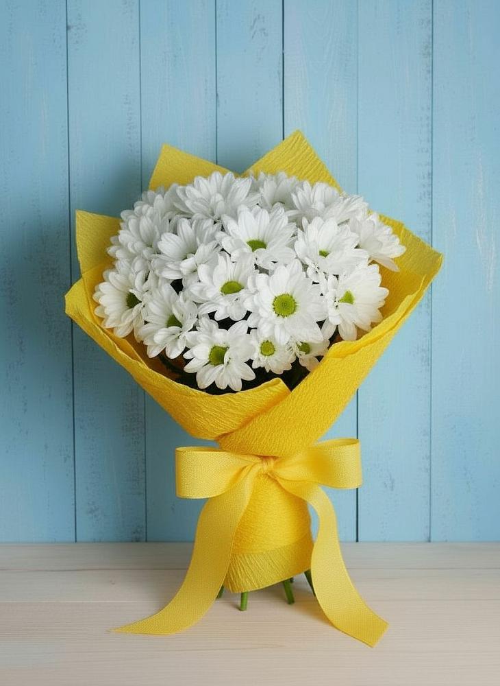 Букет цветов из: Хризантемы в Николаевске-на-Амуре