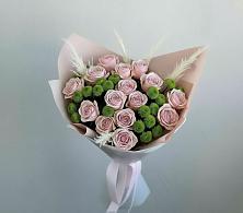 Букет цветов из:  Розы и Хризантемы в Николаевске-на-Амуре
