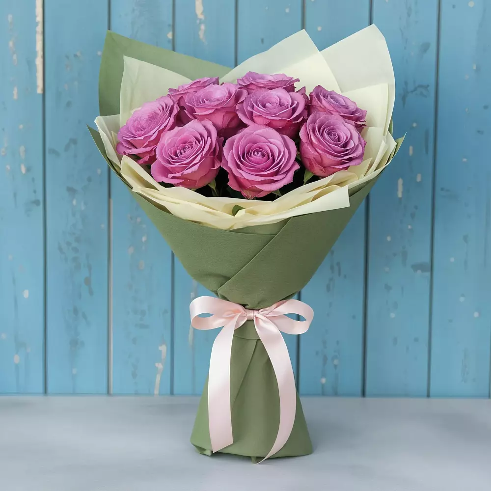 Букет Розы Фёрст Леди в Николаевске-на-Амуре