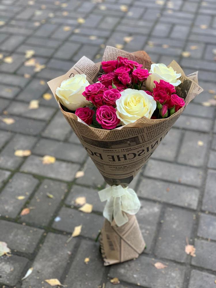 Букет цветов из: Розы в Николаевске-на-Амуре